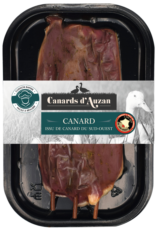 3 BROCHETTES DE MAGRET DE CANARD THYM CITRON IGP SUD OUEST Canards d'Auzan 3664857009417 Canards d'Auzan
