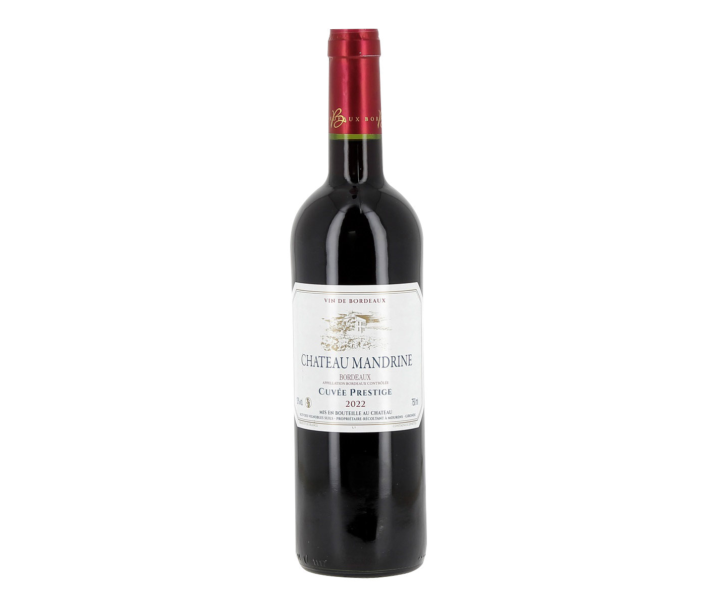 AOC BORDEAUX
CHÂTEAU MANDRINE
CUVÉE PRESTIGE 2022 3664896000291 