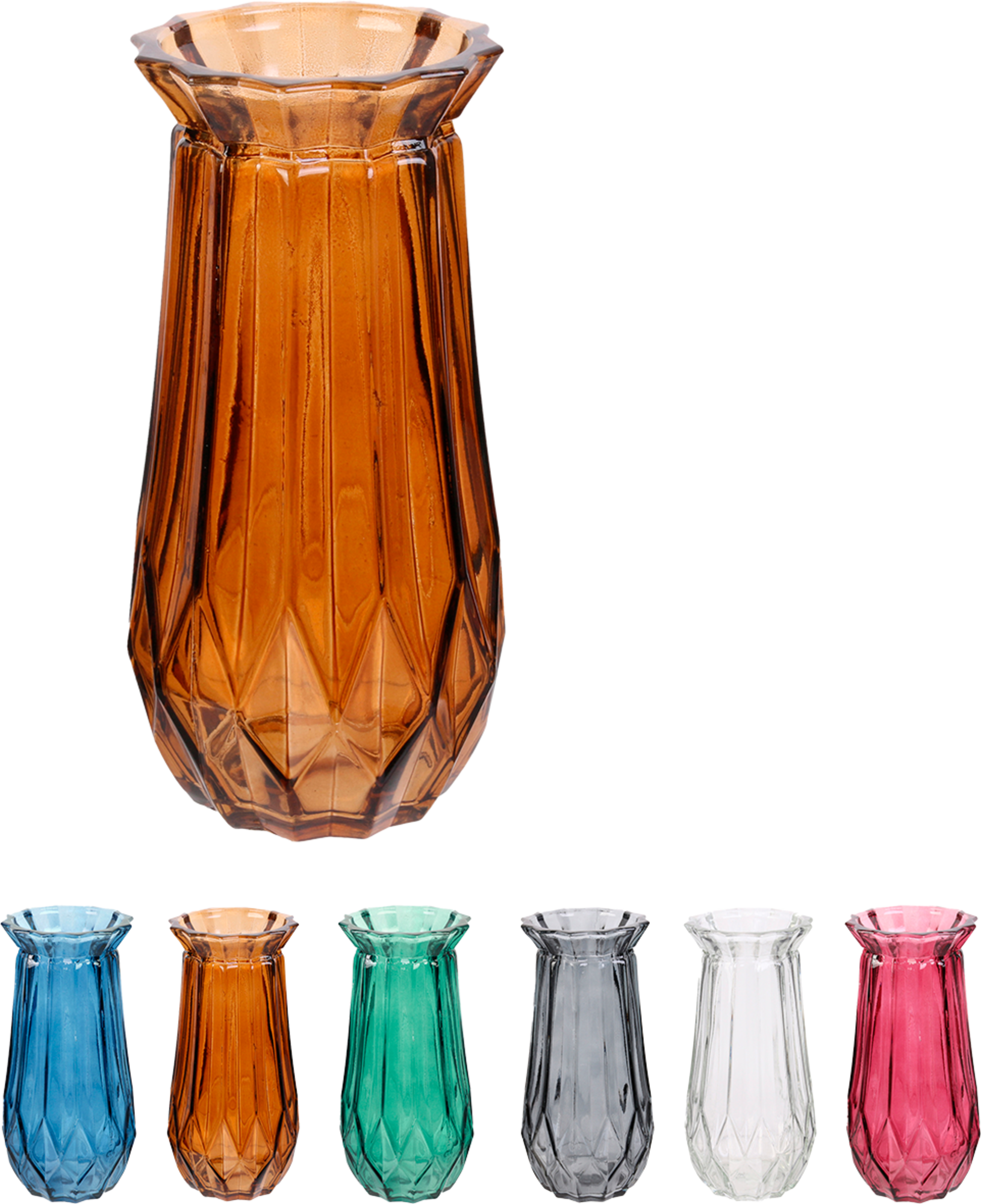 VASE EN VERRE COLORÉ