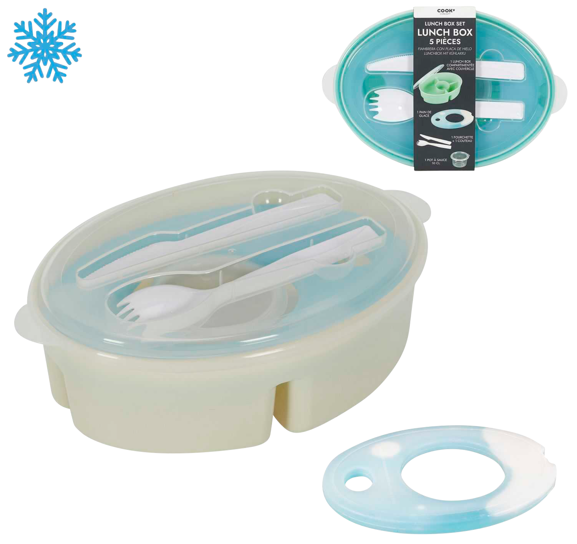 BOÎTE REPAS AVEC PAIN DE GLACE
