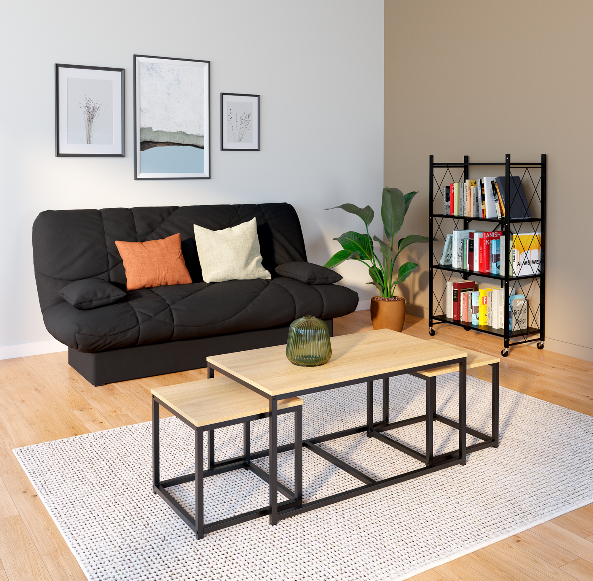 ÉTAGÈRE PLIABLE 4 NIVEAUX