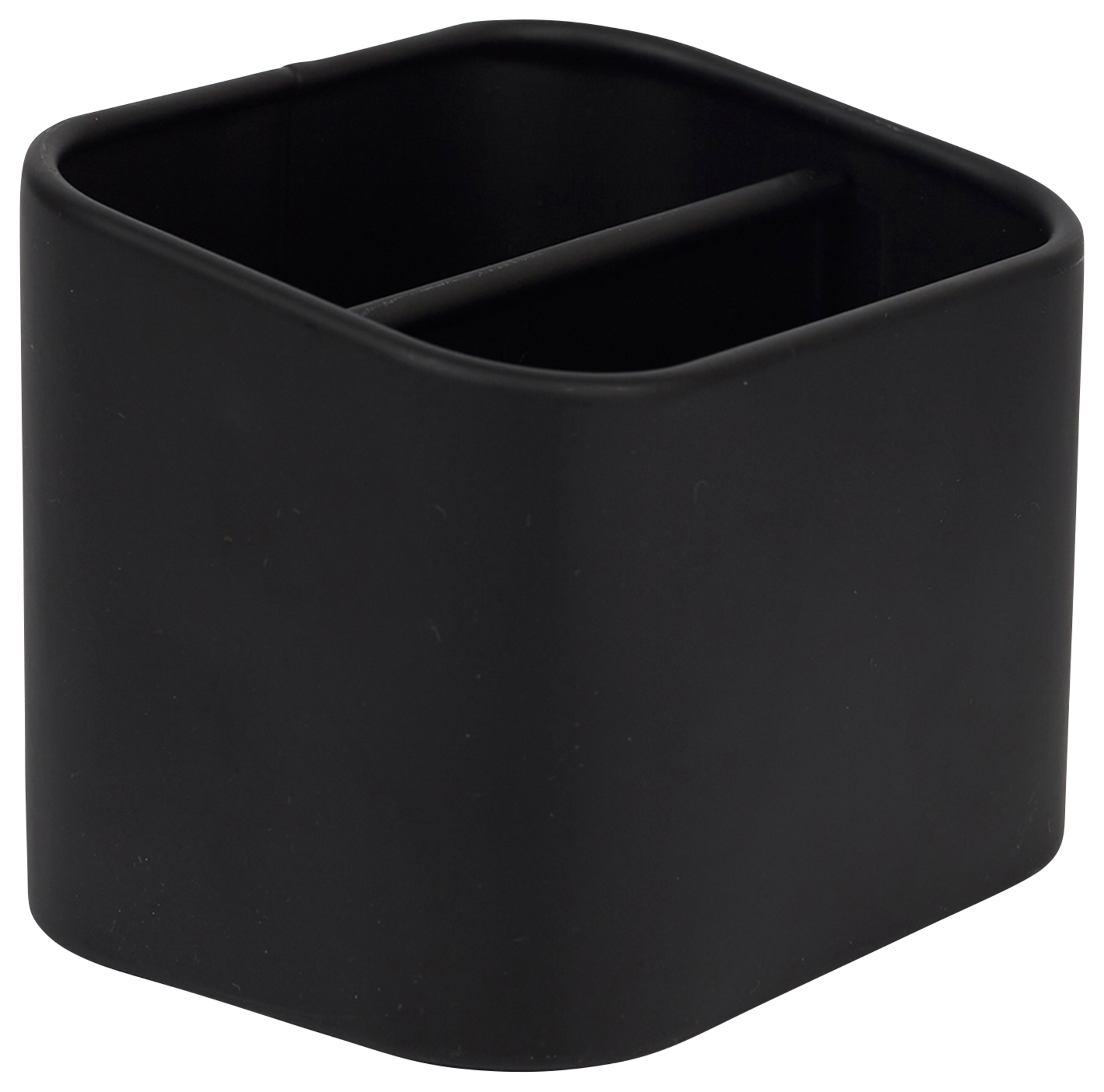  PORTE EPONGE NOIR EN METAL 2 COMPARTIMENTS code EAN 3664944390794 