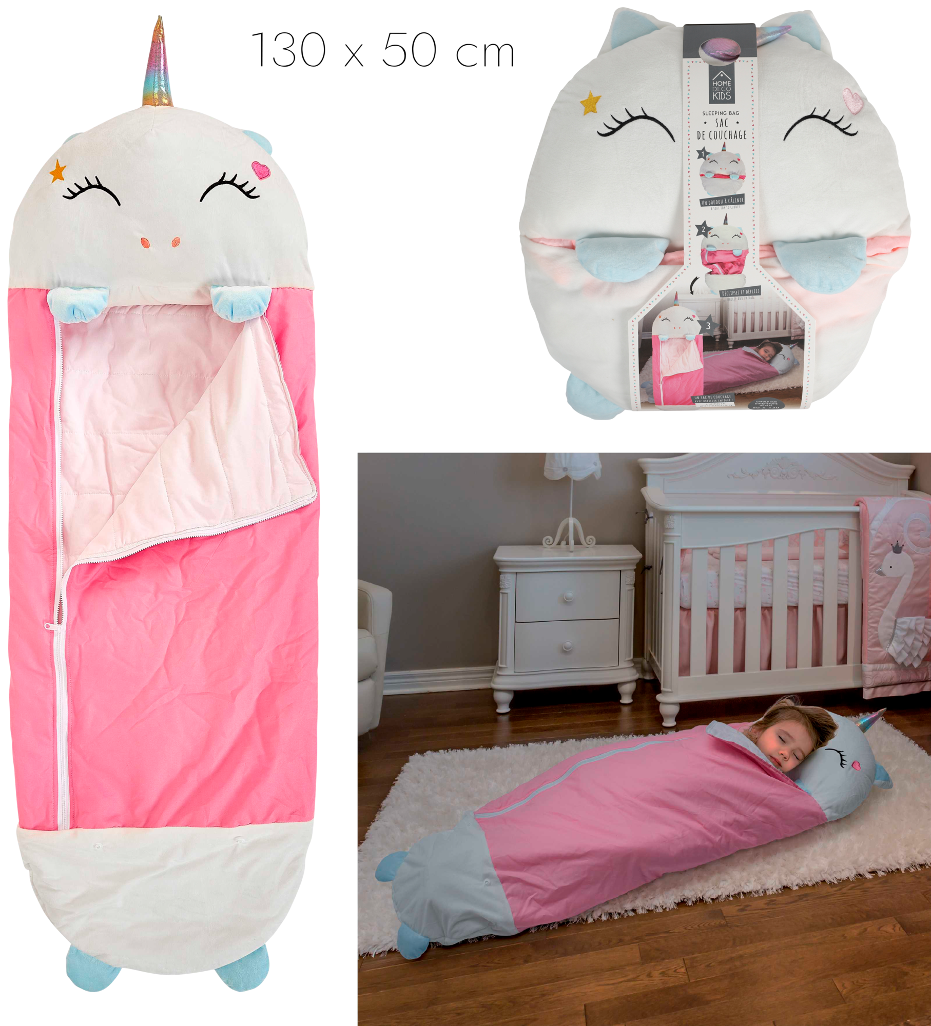 CMP SAC DE COUCHAGE CONVERTIBLE LICORNE code EAN 3664944429609 