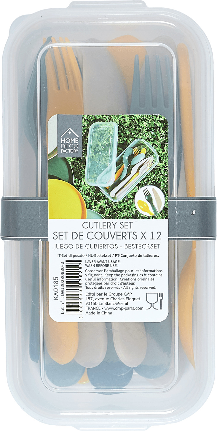  BOITE DE 12 COUVERTS code EAN 3664944570257 