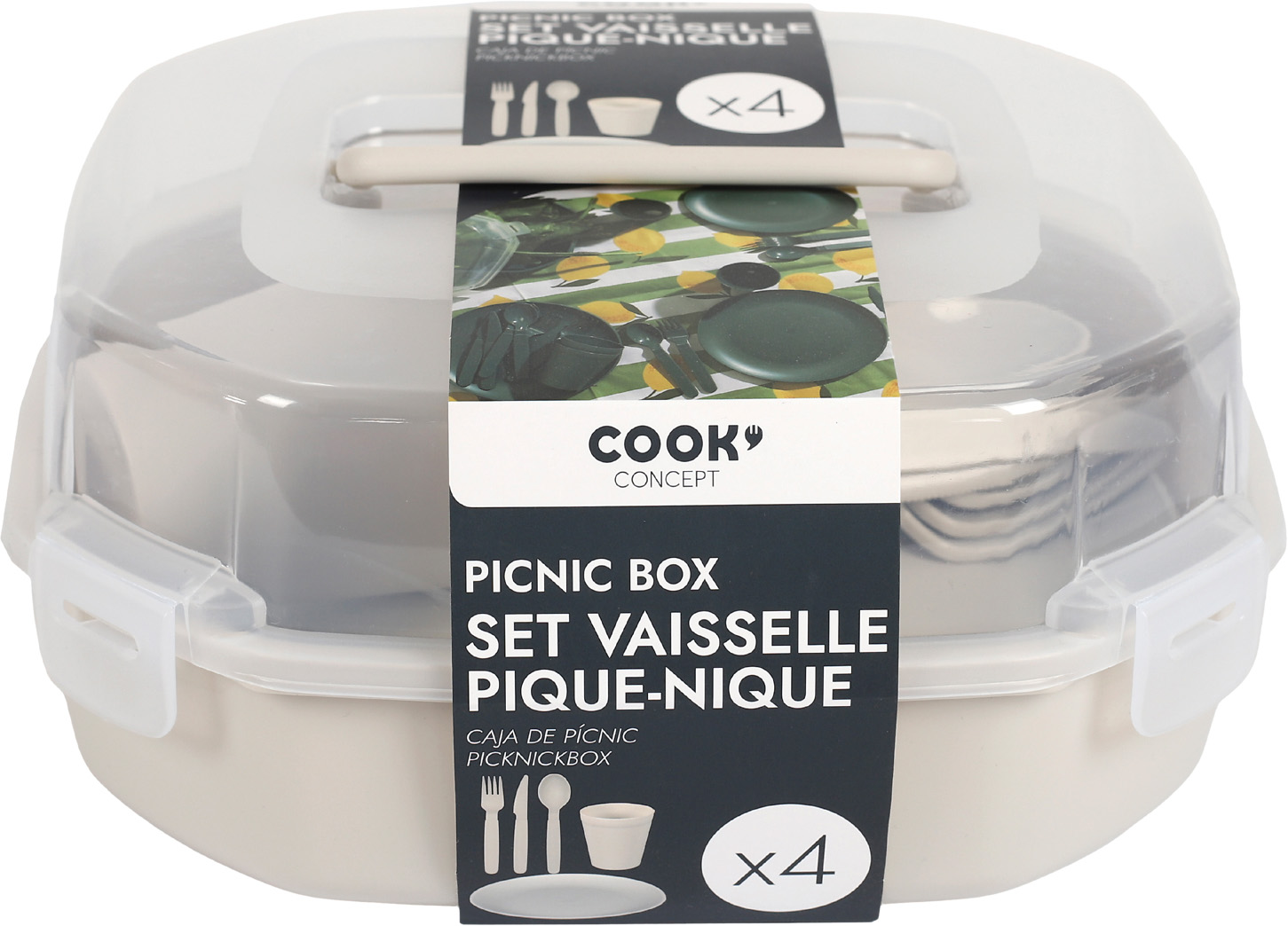 SET VAISSELLE PIQUE-NIQUE 3664944573357 