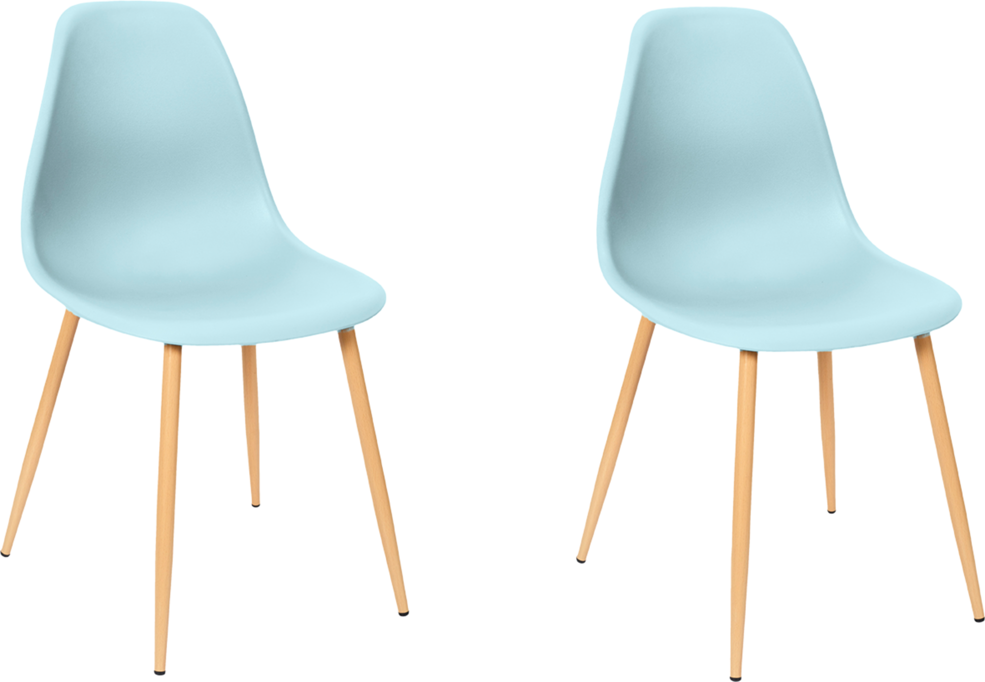 LOT DE 2 CHAISES SCANDINAVES