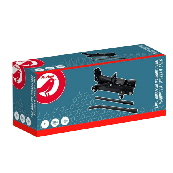  Cric Hydraulique Auchan 2 Tonnes   code EAN 3665257259112 