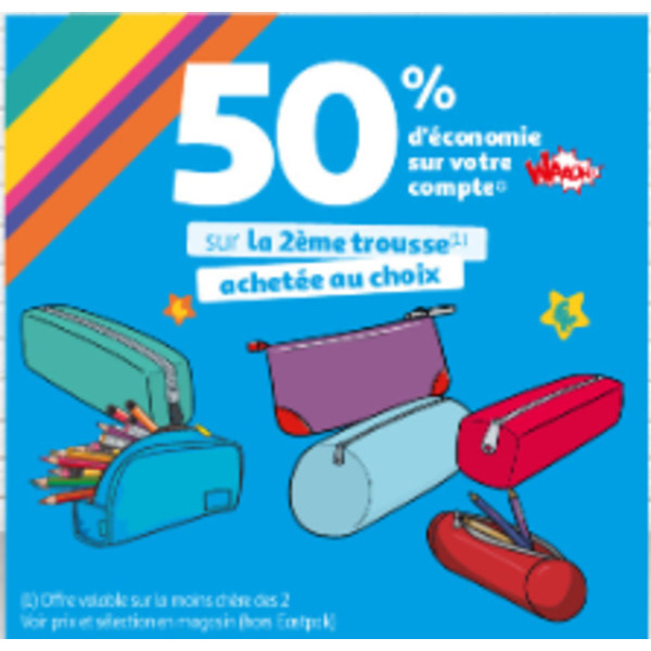 50% D'économie Sur La Deuxième Trousse* Achetée Au Choix ! 3665257343156 