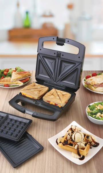 Qilive 3 En 1 Croque Gaufre Grill Q.5948