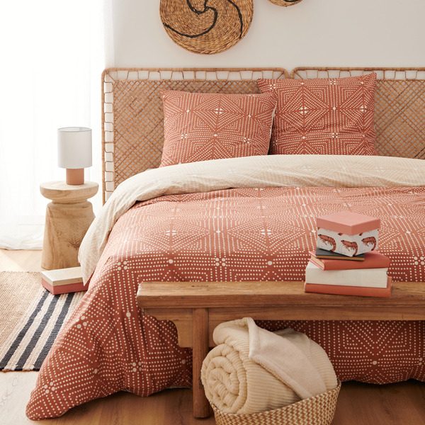 Plaid Coral/Sherpa Actuel  3665257491437 