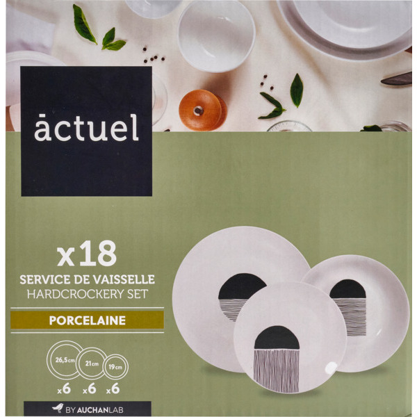  Service De Table 18 Pièces Actuel code EAN 3665257535087 