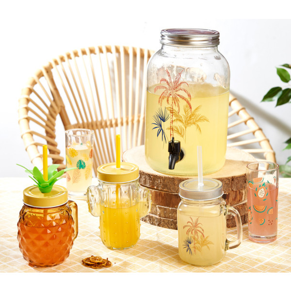 Jar Avec Paille Actuel 3665257539986 