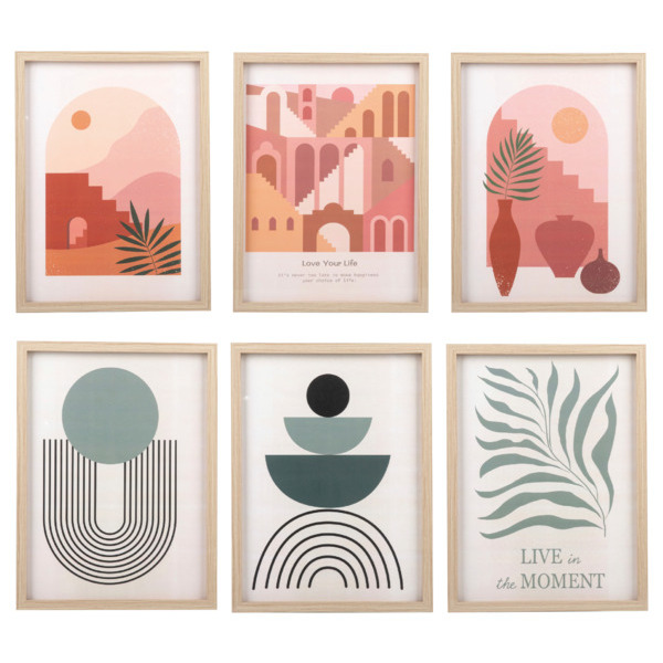  Lot De 3 Toiles Encadrées Actuel code EAN 3665257546793 