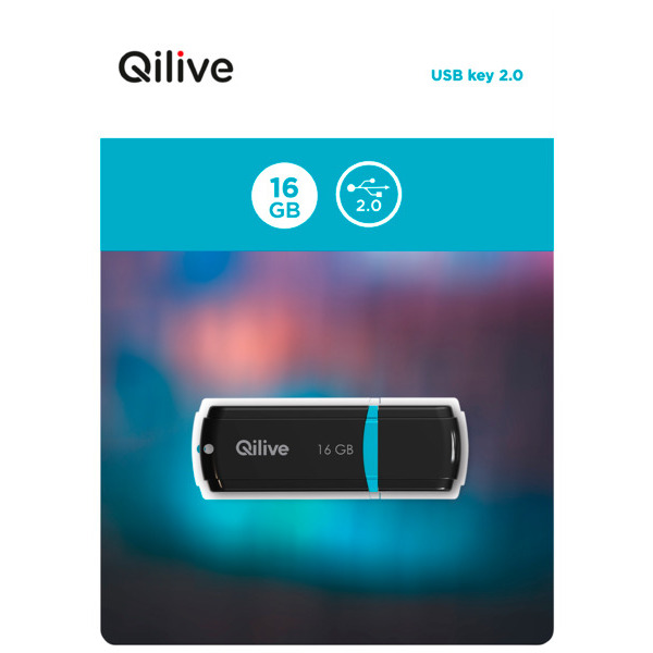  Clé Usb Qilive 16Go code EAN 3665257588588 