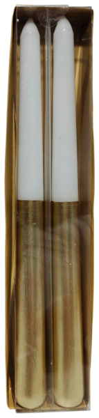  Les 2 Flambeaux 25 Cm Ivoire Et Or Actuel code EAN 3665257596958 