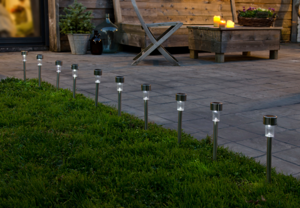  Lot De 10 Bornes Solaires Led H.35 Cm code EAN 3665257602543 