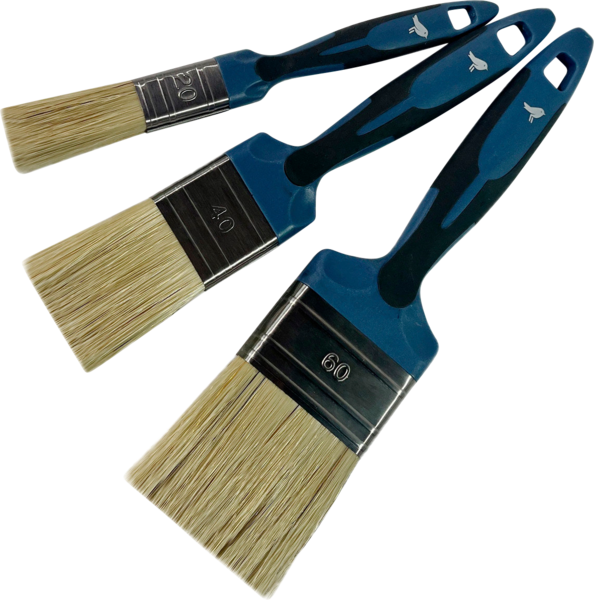 Lot 3 Pinceaux Plats