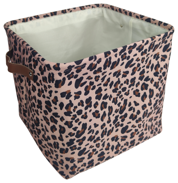 Boite Cube 31 X 31 Cm Léopard 3665257643829 