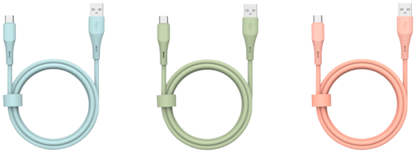  Cable Qilive Usba/Usbc En Silicone De 1 M code EAN 3665257688455 