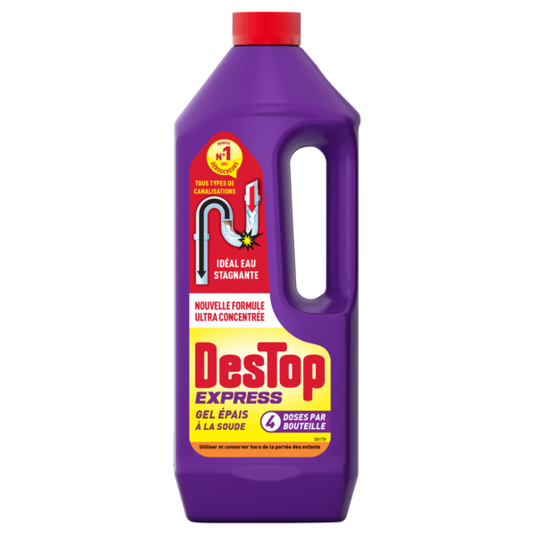 Déboucheur gel express à la soude