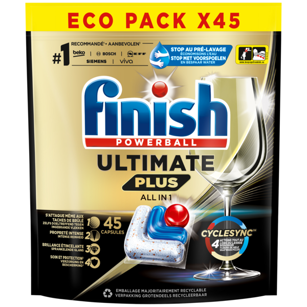 Capsules lave-vaisselle 