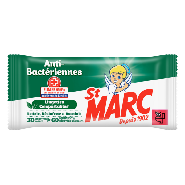 ST MARC Lingettes désinfectantes code EAN 3665468600925 