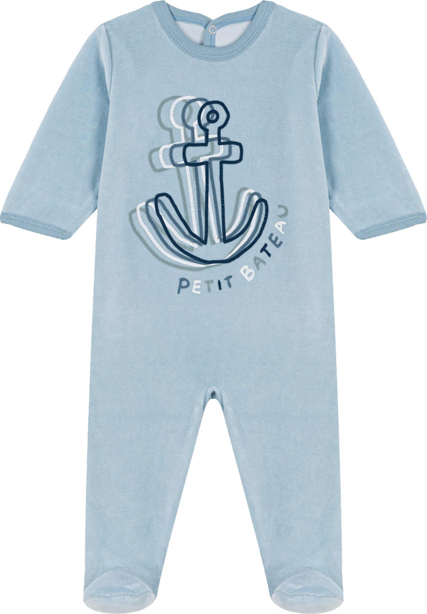 PETIT BATEAU DORS BIEN VELOURS BEBE OU PYJAMA VELOURS ENFANT code EAN 3666072661920 