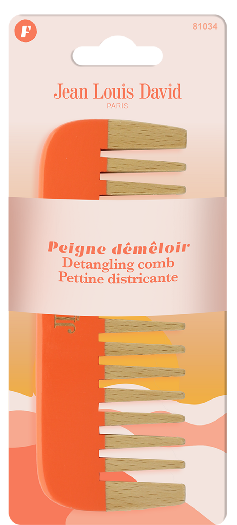 PEIGNE DEMELANT BOIS