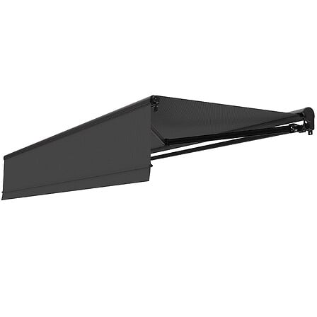 RED DECO Store banne motorisé 3x2m RENO Gris Aluminium lambrequin enro ... code EAN 3666162003937 