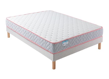 MERINOS Matelas + sommier 140x190 cm GUINGUETTE 2