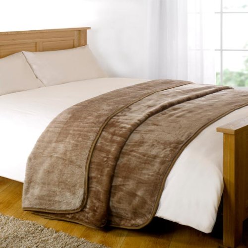 D Couvre-lit de luxe en fausse fourrure Vison, Polyester, beige, 125x150 cm code EAN 3673308620941 