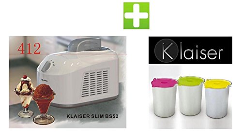 Klaiser Slim BS52 Turbine A Glaces + Set de 3 B...