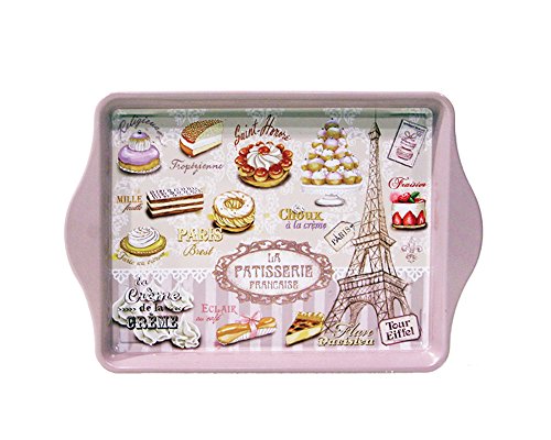 PARIS GLAM Paris Glam P170P Pâtisseries Plateau Métal Multicolore 21,1 x 14,1 x 12 cm code EAN 3683080056036 