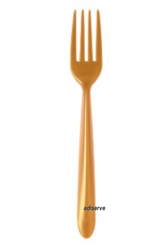 50 fourchettes jetable or plastique Starck