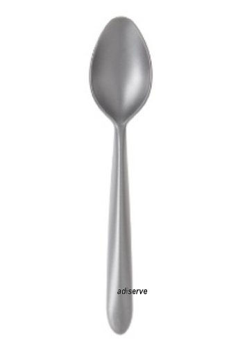 50 grandes cuillères jetables plastique argent ...