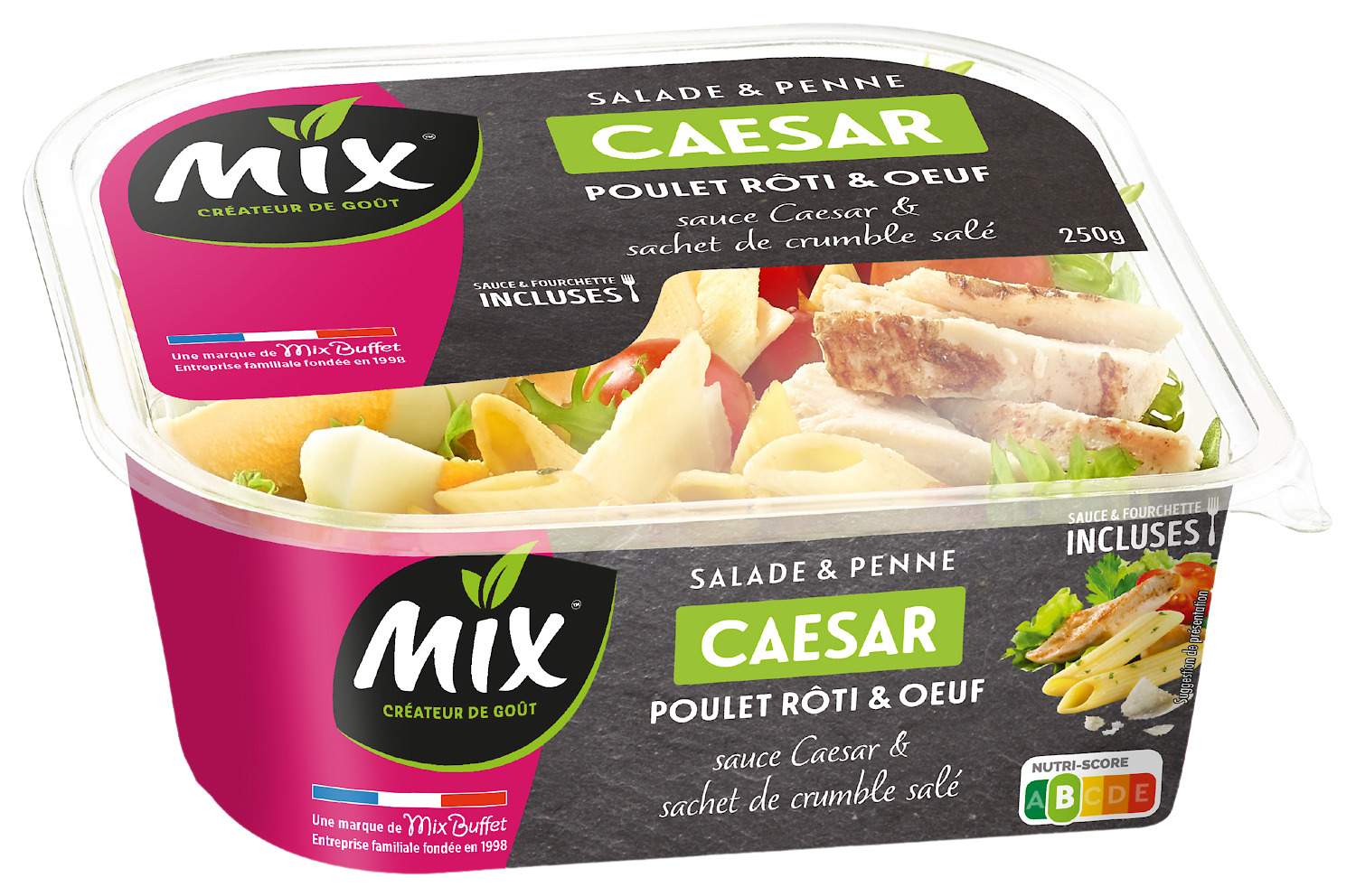  SALADE PENNE MIX BUFFET code EAN 3700009252758 