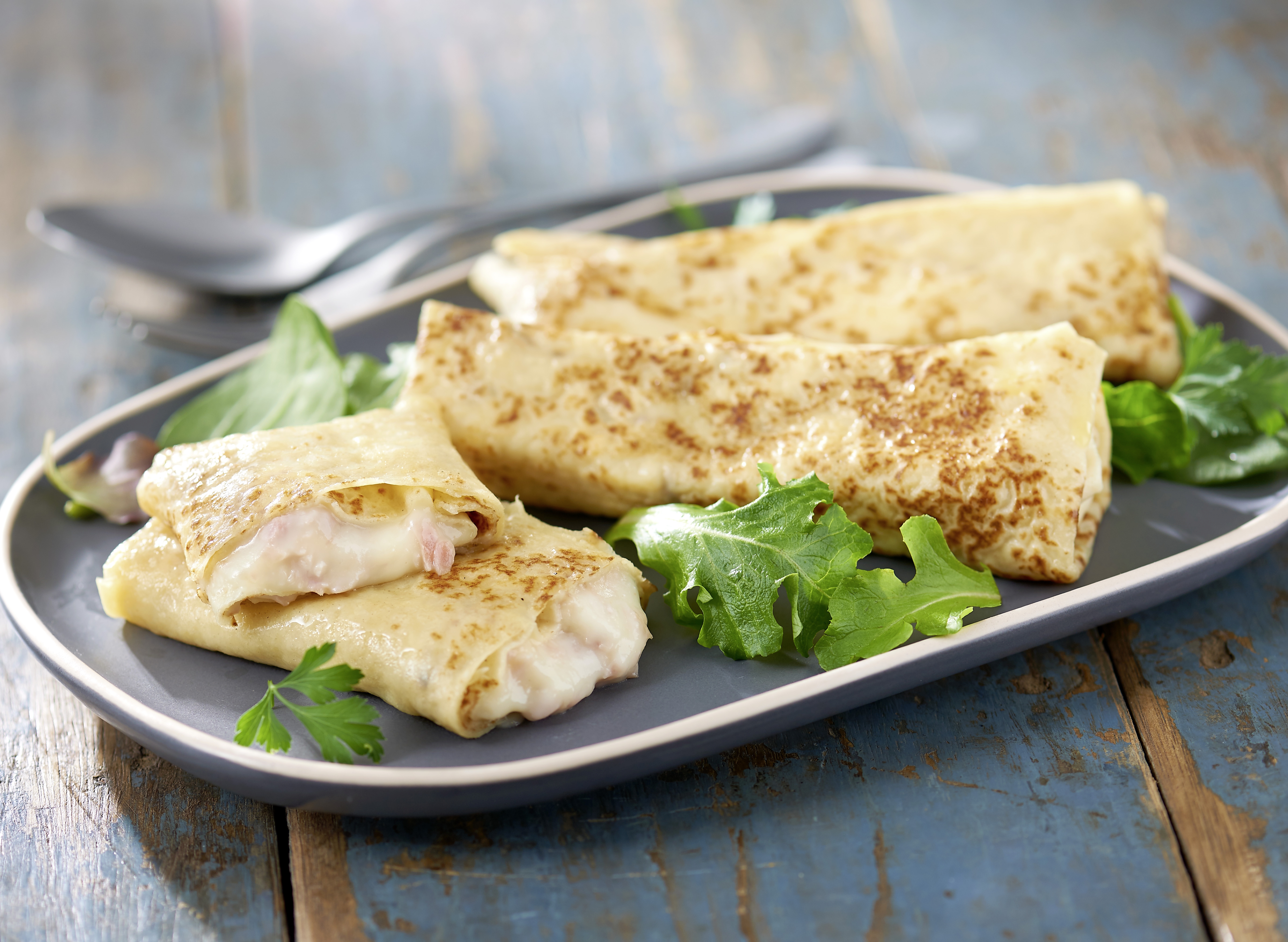 Crêpe jambon fromage 