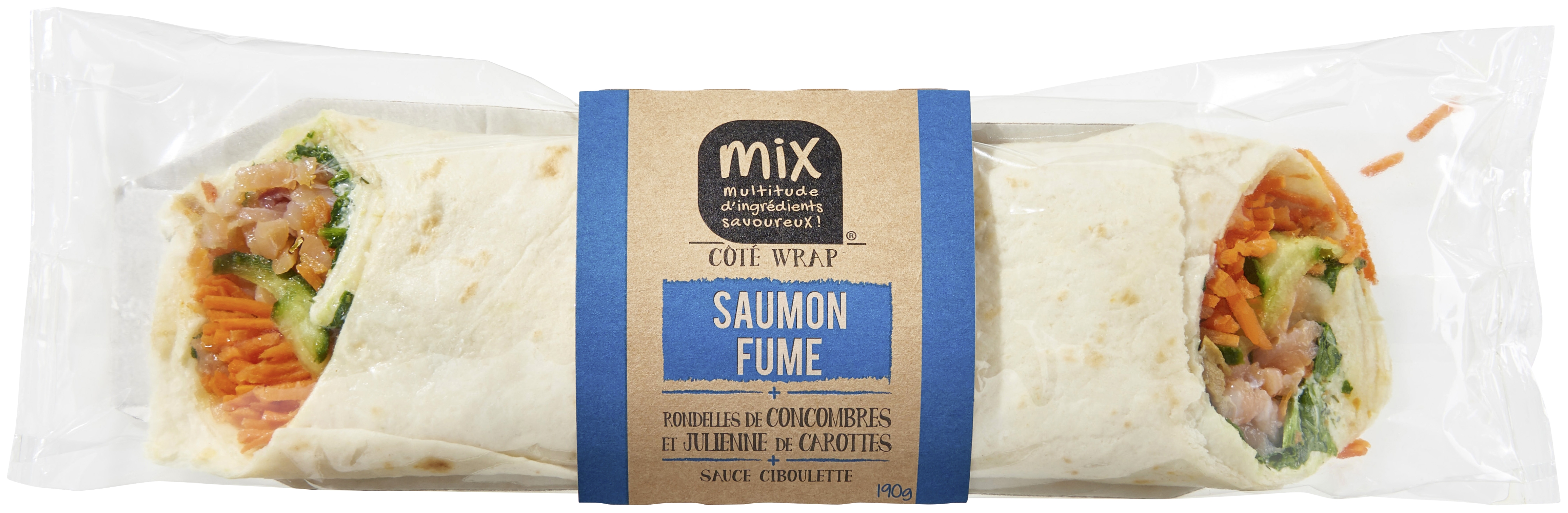 Mix Wrap saumon fumé Mix code EAN 3700009260432 