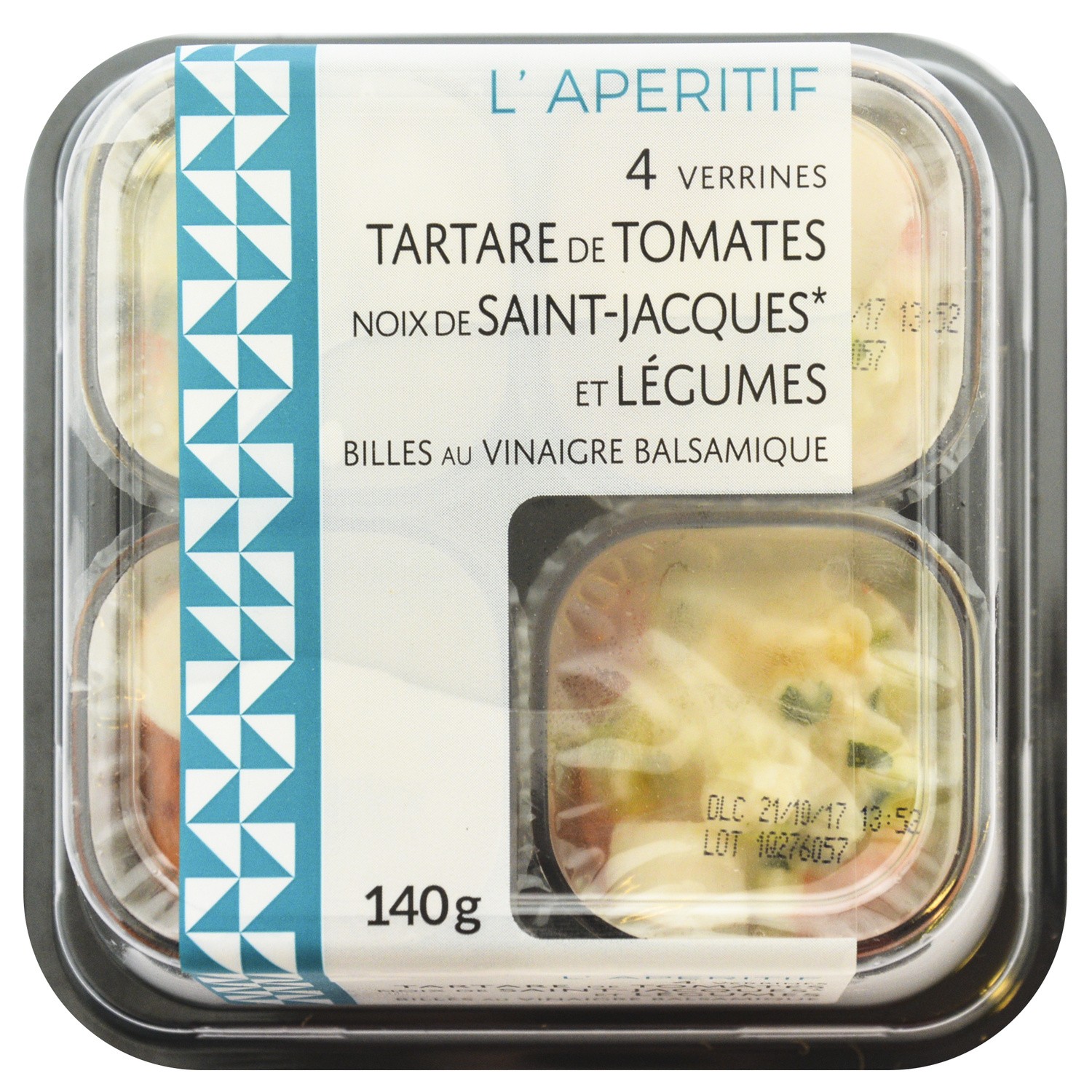 Verrine légumes et st jacques 