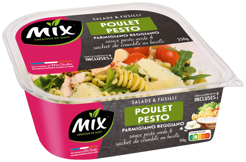 SALADE & FUSILLI POULET PESTO Mix