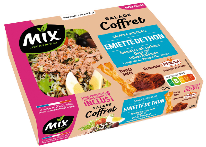SALADE COFFRET  ÉMIETTÉ DE THON Mix