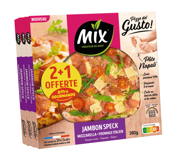 PIZZA DEL GUSTO JAMBON SPECK mix