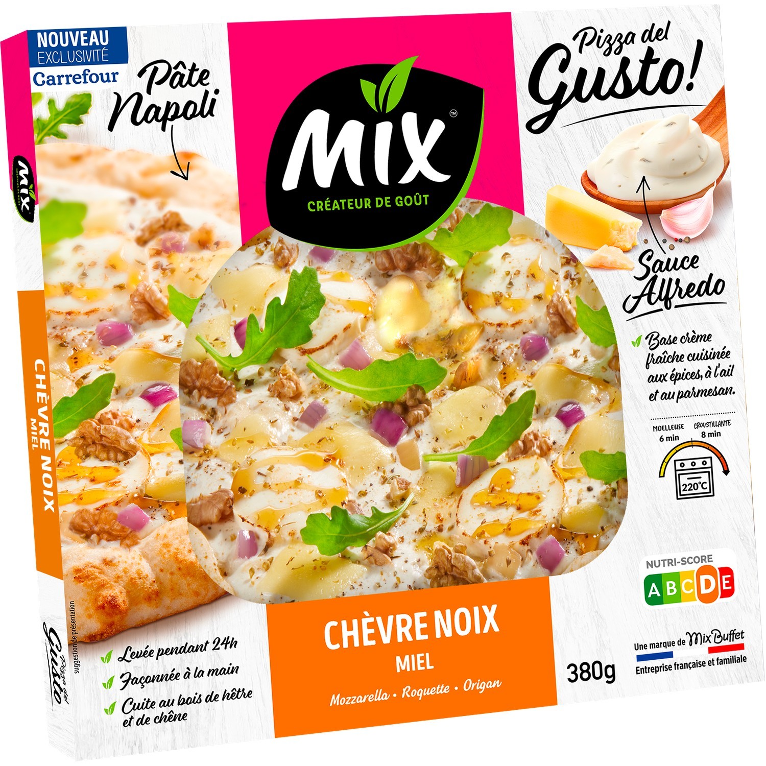Pizza chèvre noix miel MIX BUFFET