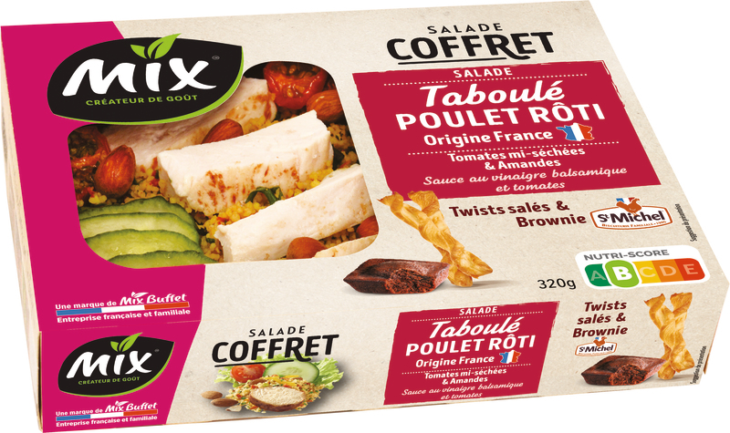 SALADE COFFRET TABOULET POULET RÔTI mix buffet