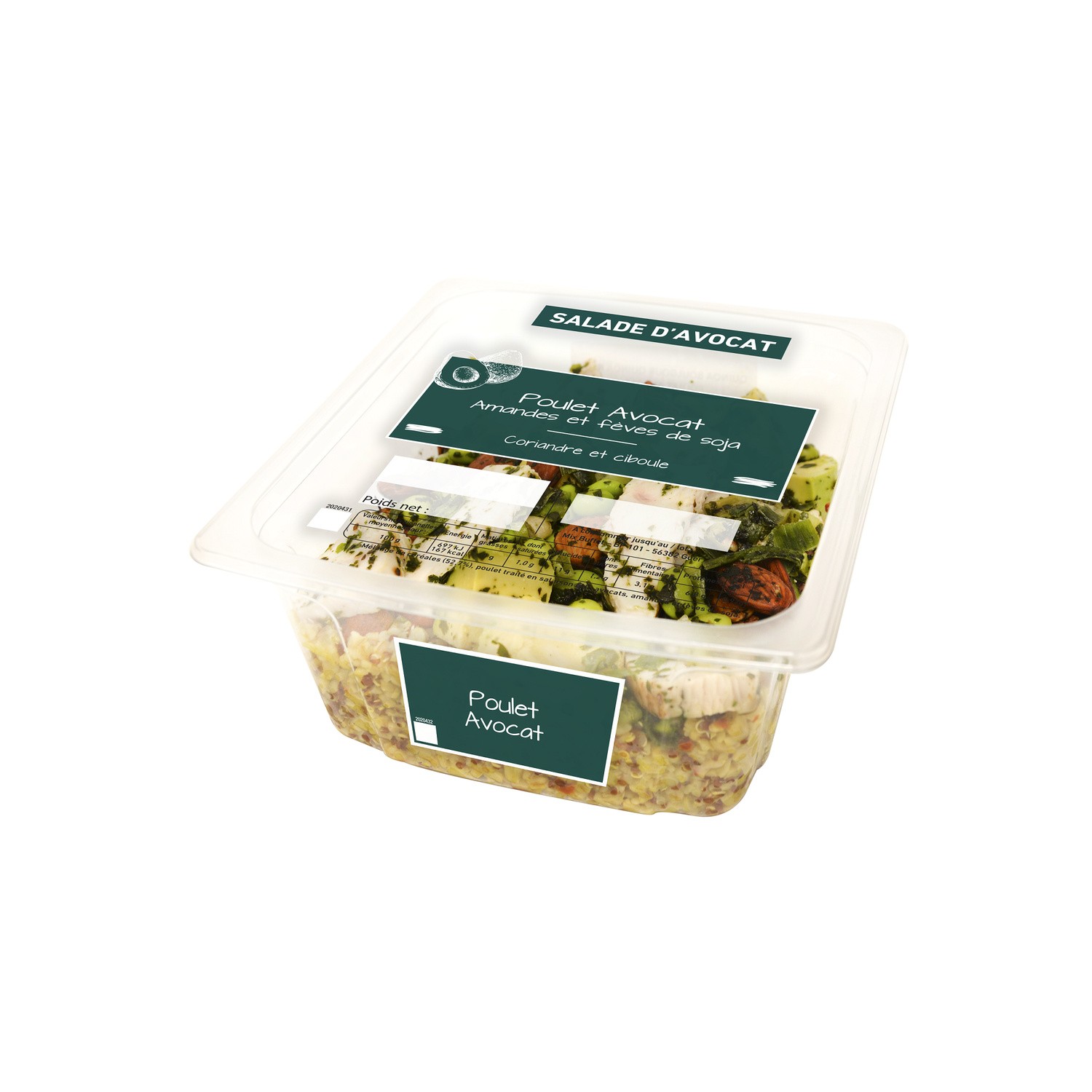 Salade avocat poulet MIX BUFFET