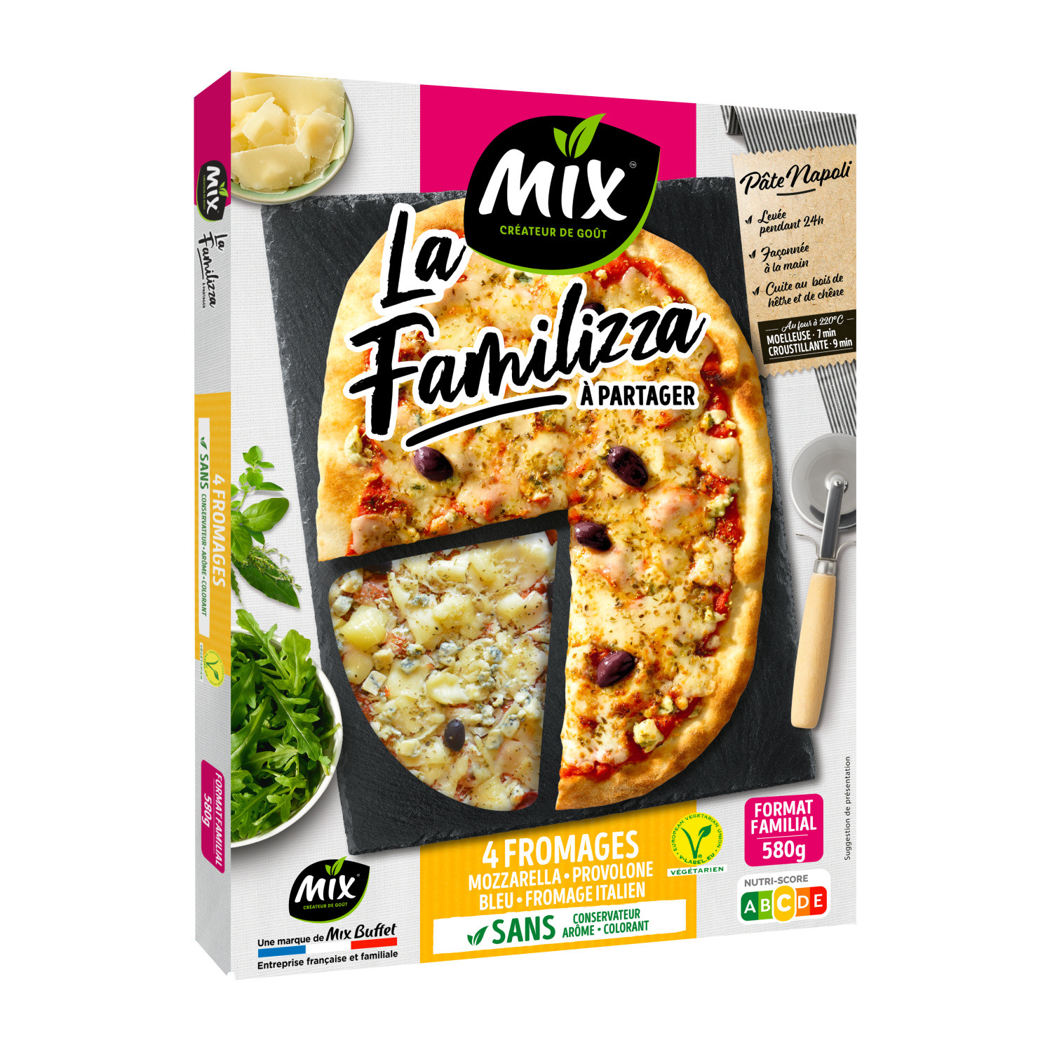 MIX BUFFET Pizza 4 fromages MIX BUFFET code EAN 3700009273937 