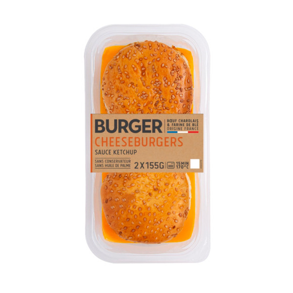 Burgers Bœuf Bacon 3700009276129 