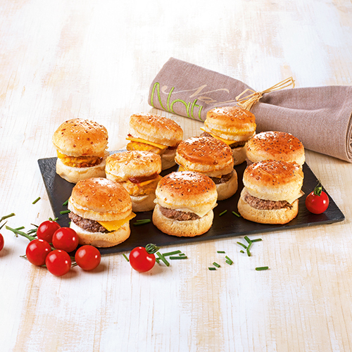  9 MINI-BURGERS SÉLECTION code EAN 3700009277416 