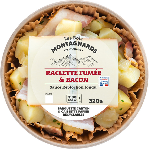  Bol raclette fumée & bacon code EAN 3700009277867 