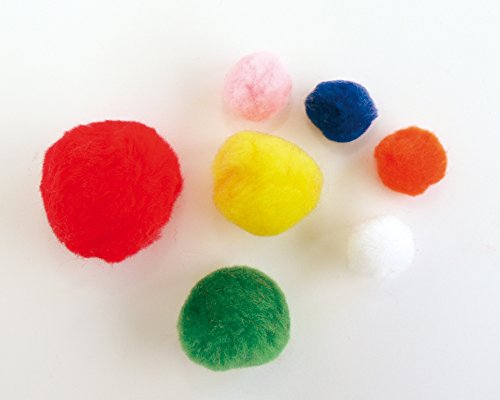 - sachet de 300 pompons couleurs et tailles ass...